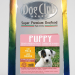 DOG CLUB PUPPY - מזון לגורים מכל הגזעים בטעם עוף ואורז 12 ק"ג חלבון 32%