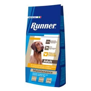 מזון יבש לכלבים בוגרים בטעם עוף Runner Adult 15kg